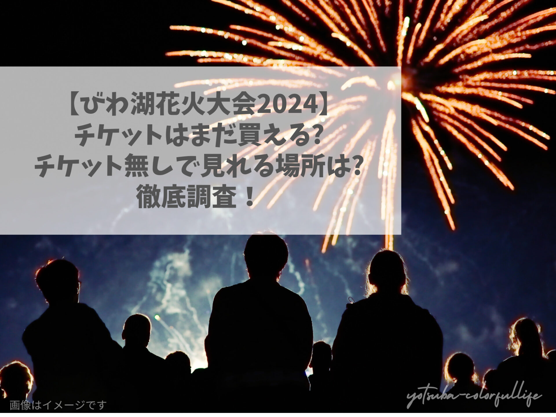 琵琶湖大花火大会2023年 チケット 2枚セット連番 Jエリア - イベント