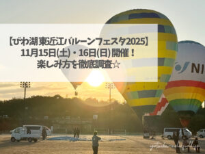 びわ湖東近江バルーンフェスタ2025 東近江市総合運動公園 布引グリーンスタジアム 滋賀県イベント