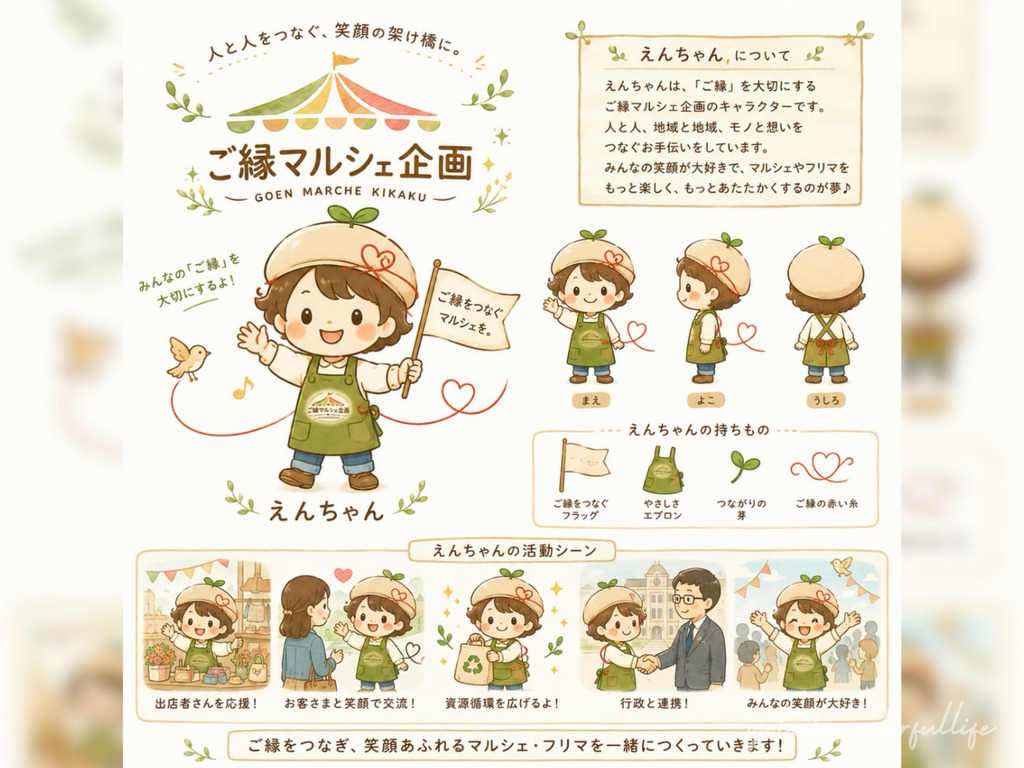 【ロクハ大冒険マルシェ】
ご縁企画マルシェ主催
えんちゃん