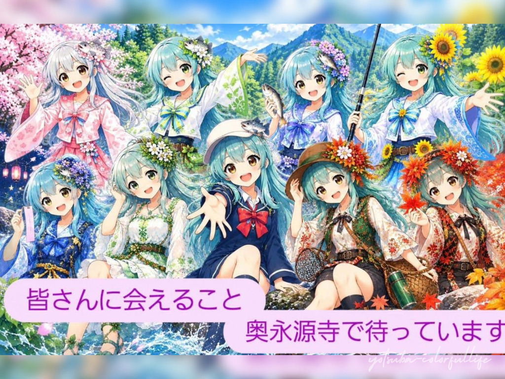第2回 渓流祭 道の駅 奥永源寺渓流の里 2026年10月11日 ミオちゃんのかくれんぼ 公式キャラクター 渓流澪
奥永源寺漁業協同組合